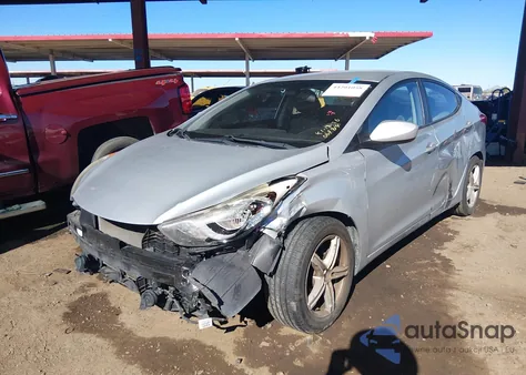 2012 Hyundai Elantra Gls from USA, damaged, VIN 5NPDH4AE9CH067814